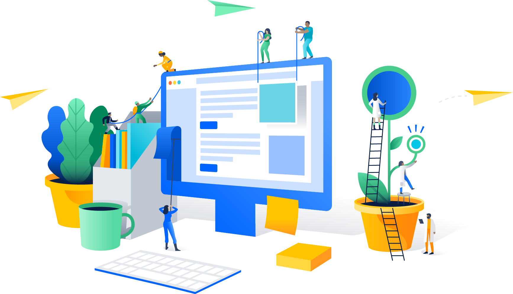 Website Development Illustration